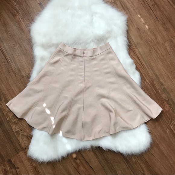 SOLD!! Bebe Bandage Flare Skirt Small - Picture 2 of 6